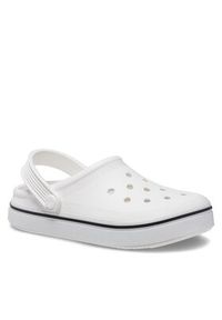 Crocs Klapki Crocs Crocband Clean Clog Kids 208477 Biały. Kolor: biały