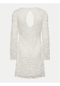 YAS Sukienka koktajlowa Elenor 26032155 Écru Regular Fit. Kolor: kremowy. Materiał: syntetyk, bawełna. Styl: wizytowy #5