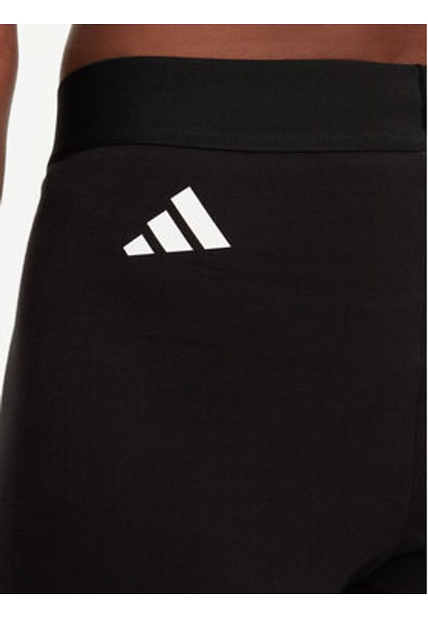 Adidas - adidas Legginsy Future Icons 3-Stripes JE0215 Czarny Slim Fit. Kolor: czarny. Materiał: bawełna