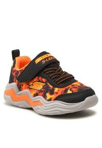skechers - Skechers Sneakersy Rolden 400124N/BKOR Pomarańczowy. Kolor: pomarańczowy. Materiał: materiał