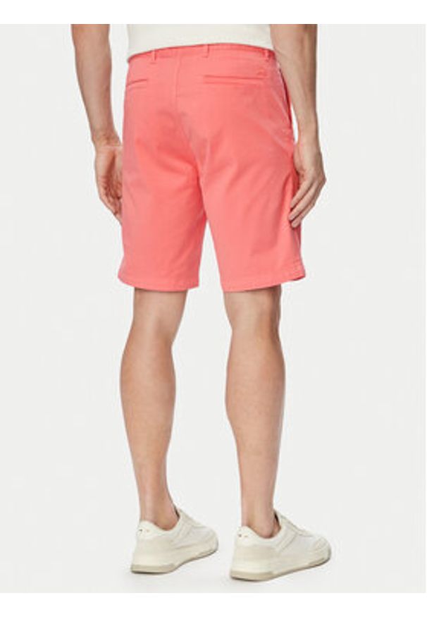 BOSS Szorty materiałowe 50536723 Czerwony jasny Slim Fit. Kolor: czerwony. Materiał: bawełna