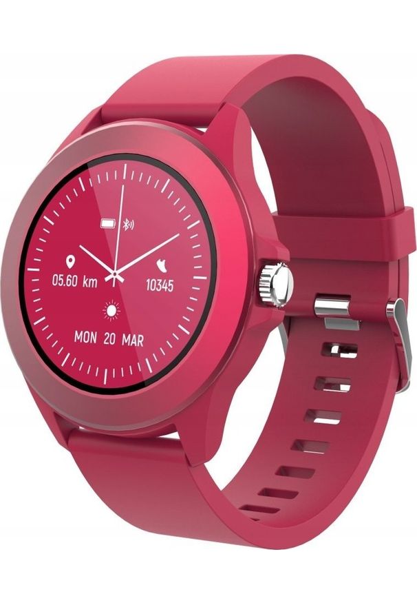 FOREVER - Smartwatch Forever Colorum CW-300 Czerwony. Rodzaj zegarka: smartwatch. Kolor: czerwony