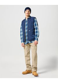 Wrangler - MĘSKA KOSZULA KRATA WRANGLER WESTERN SHIRT BUFFALO INDIGO 112357251 #4