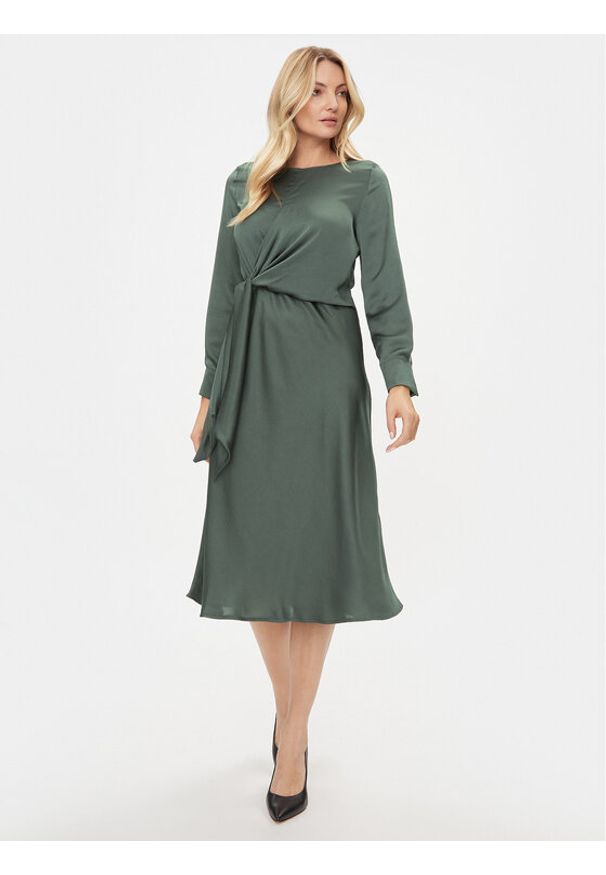 Marella Sukienka koktajlowa Sion 2332260836200 Szary Regular Fit. Kolor: szary. Materiał: syntetyk. Styl: wizytowy