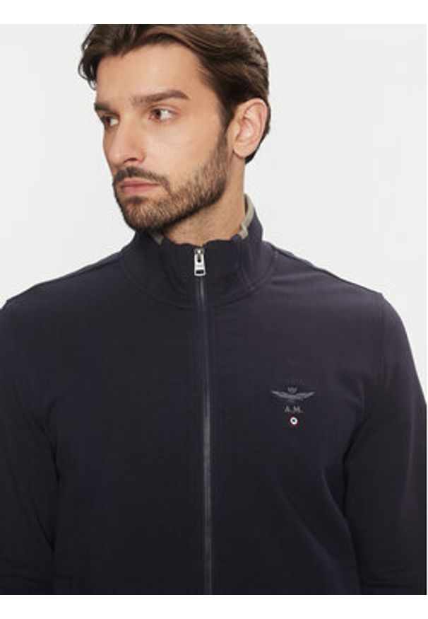 Aeronautica Militare Bluza 242TF082F459 Granatowy Regular Fit. Kolor: niebieski. Materiał: bawełna