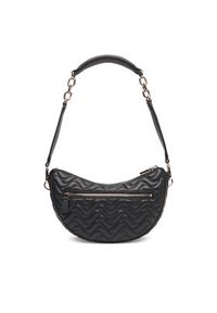 Guess Torebka Melisandra HWQG96 53180 Czarny. Kolor: czarny. Materiał: skórzane