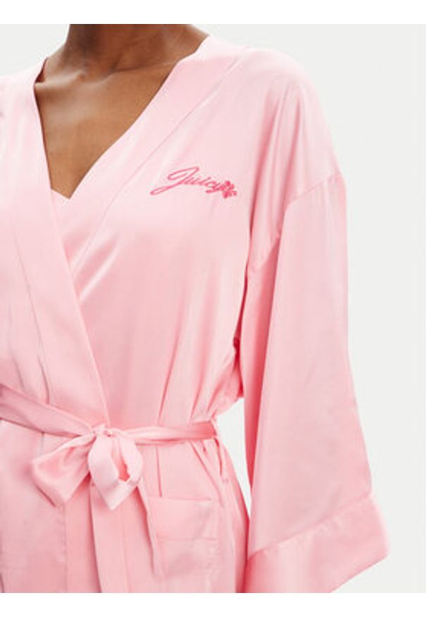 Juicy Couture Szlafrok JCLRB125513 Różowy. Kolor: różowy. Materiał: syntetyk