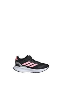 Adidas - Buty Runfalcon 5 Kids. Kolor: szary, czarny, wielokolorowy, różowy. Materiał: materiał. Sport: bieganie #1