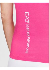 EA7 Emporio Armani T-Shirt 8NTT66 TJFKZ 1417 Różowy Slim Fit. Kolor: różowy. Materiał: bawełna #2