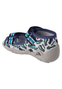 Befado obuwie dziecięce 350P045 niebieskie. Kolor: niebieski. Materiał: tkanina, skóra #4