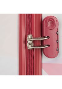 Wittchen - Zestaw walizek z ABS-u z nadrukiem różowy. Kolor: różowy. Materiał: guma. Wzór: nadruk. Styl: wakacyjny #9