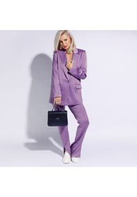 Wittchen - Torebka kuferek ze skóry o fakturze lizard mała. Kolor: niebieski. Wzór: haft. Dodatki: z haftem. Materiał: skórzane. Rozmiar: małe. Styl: elegancki #3