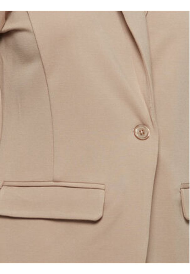 Fransa Marynarka 20611867 Beżowy Regular Fit. Kolor: beżowy. Materiał: syntetyk