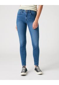 Wrangler - DAMSKIE SPODNIE JEANSOWE WRANGLER HIGH RISE SKINNY LIGHT BREEZE W27H-ZD-29H