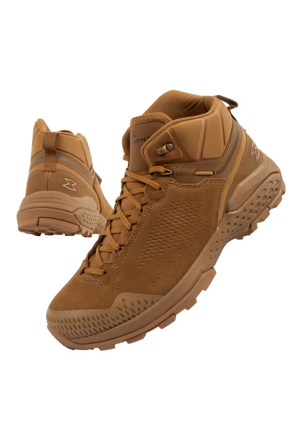 Buty trekkingowe męskie Garmont T4 Groove. Kolor: brązowy. Materiał: materiał, skóra, syntetyk. Szerokość cholewki: normalna. Sport: turystyka piesza