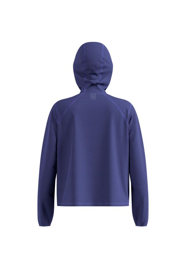 Bluza z kapturem Odlo Mid layer hoody CUBIC. Typ kołnierza: kaptur. Kolor: niebieski