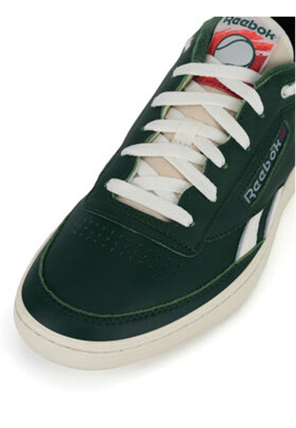 Reebok Sneakersy Club C 100201178 Zielony. Kolor: zielony. Materiał: skóra. Model: Reebok Club