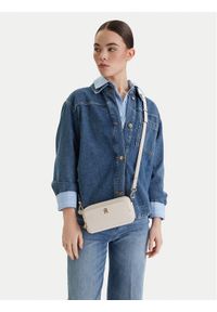 TOMMY HILFIGER - Tommy Hilfiger Torebka Th Daily Camera Bag Mono AW0AW18414 Biały. Kolor: biały. Materiał: skórzane #1