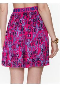 Versace Jeans Couture Spódnica plisowana 74HAE820 Różowy Regular Fit. Kolor: różowy. Materiał: syntetyk