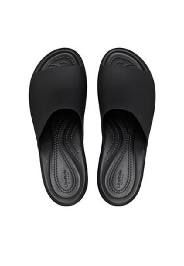 Crocs Klapki Brooklyn Slide Heel 209408 Czarny. Kolor: czarny