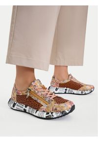 Laura Vita Sneakersy Burton 47 Brązowy. Kolor: brązowy. Materiał: skóra #1