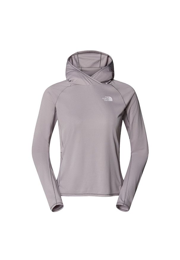 Bluza damska The North Face Sunriser Hoodie 0A8BN91OA1 - szara. Kolor: szary. Materiał: poliester, materiał. Styl: klasyczny. Sport: wspinaczka