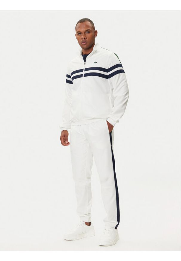 Lacoste Dres WH4766 Écru Regular Fit. Materiał: syntetyk