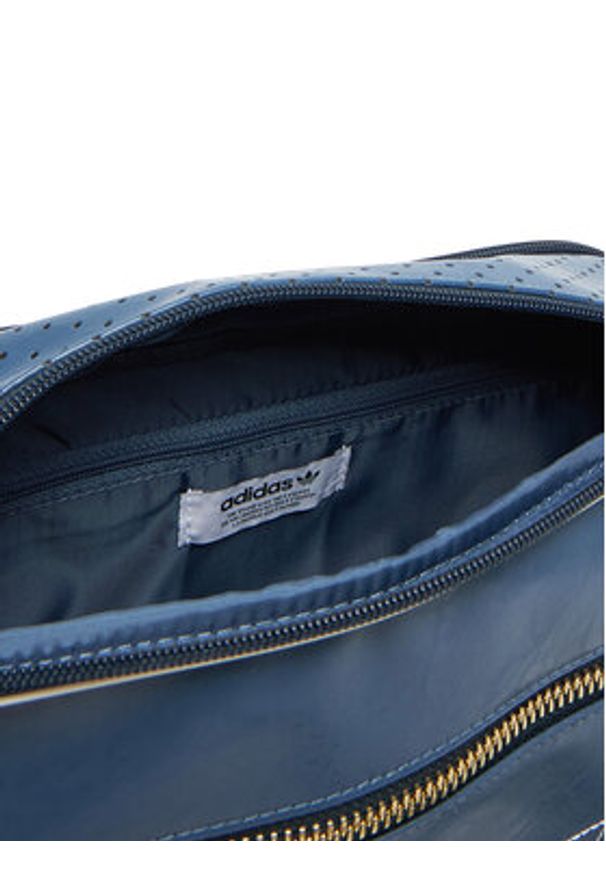 Adidas - adidas Torebka Airliner JC8302 Niebieski. Kolor: niebieski. Materiał: skórzane