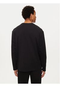 Hugo Longsleeve 50525229 Czarny Regular Fit. Kolor: czarny. Materiał: bawełna. Długość rękawa: długi rękaw #4