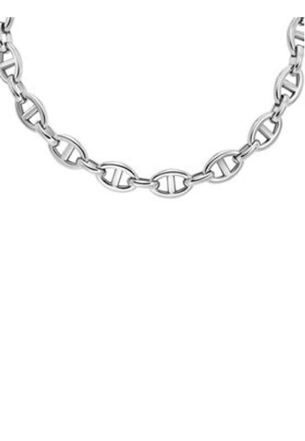 Fossil Naszyjnik Heritage D-Link JA7242040 Srebrny. Materiał: metalowe. Kolor: srebrny