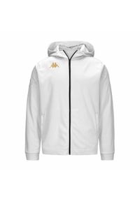 Dziecięca bluza dresowa Kappa Grevolo. Kolor: biały. Materiał: dresówka. Sport: piłka nożna #1