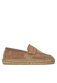 Manebi Espadryle W 1.9 L0 Brązowy. Kolor: brązowy. Materiał: zamsz, skóra