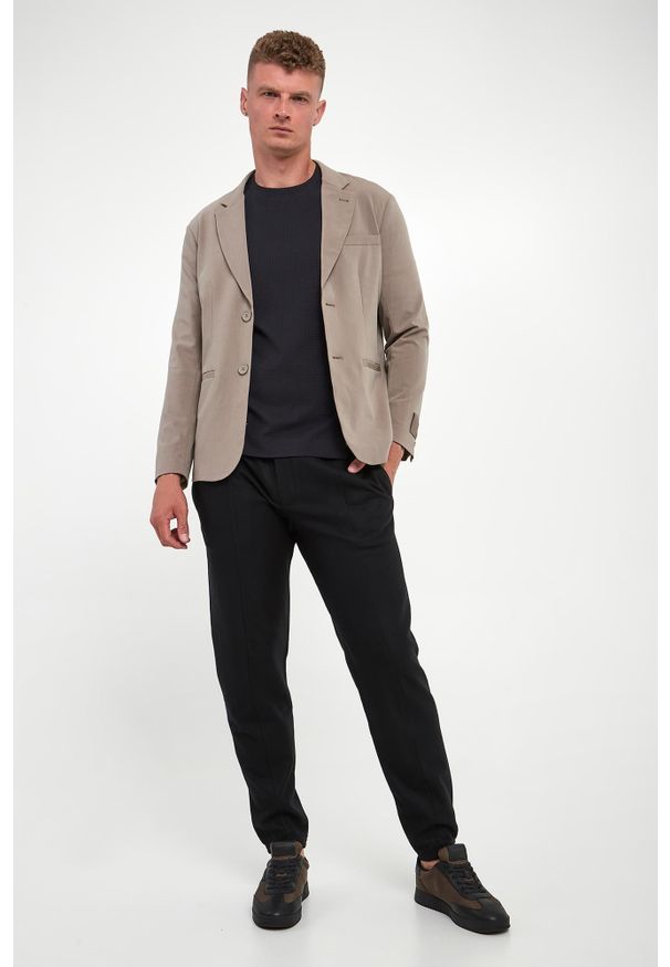 Armani Exchange - Marynarka męska z wełną ARMANI EXCHANGE. Materiał: wełna