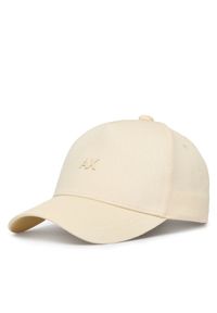 Armani Exchange Czapka z daszkiem XW001886 AF15502 U1003 Écru. Kolor: kremowy. Materiał: bawełna #1