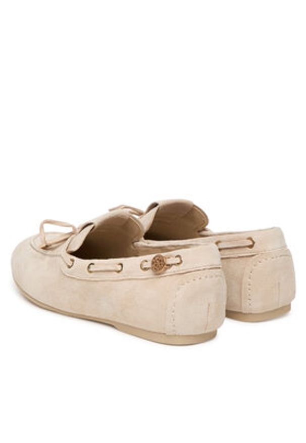 Guess Mokasyny FLPAIS SUE14 Beżowy. Kolor: beżowy. Materiał: skóra, zamsz