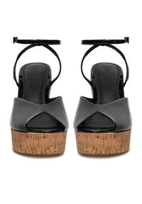 Badura Sandały EO-ALANA-25-3-13YY Czarny. Kolor: czarny. Materiał: skóra, syntetyk #7