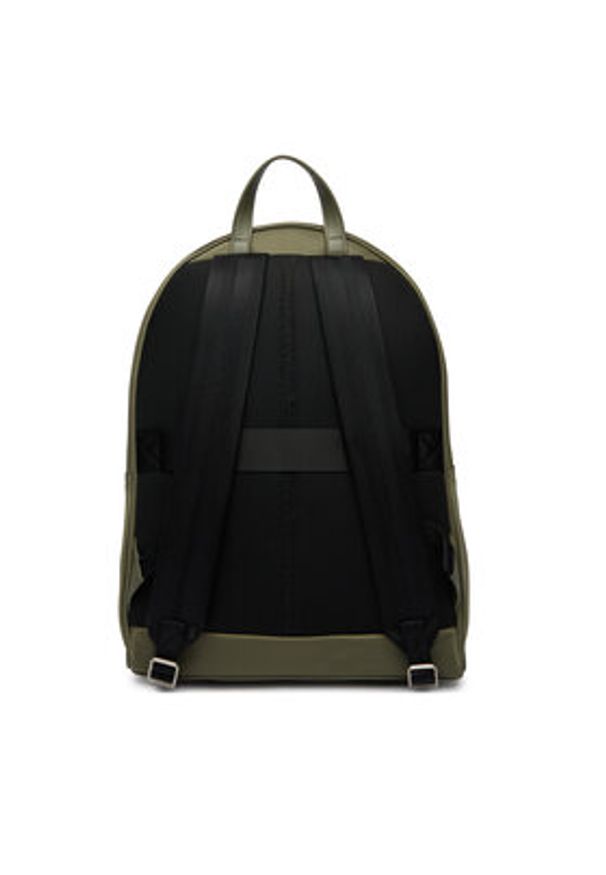 Calvin Klein Saszetka Sleek Round Backpack LV04D3143G Zielony. Kolor: zielony. Materiał: skóra