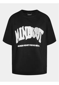 Mindout T-Shirt Broken Heart Czarny Boxy Fit. Kolor: czarny. Materiał: bawełna #1