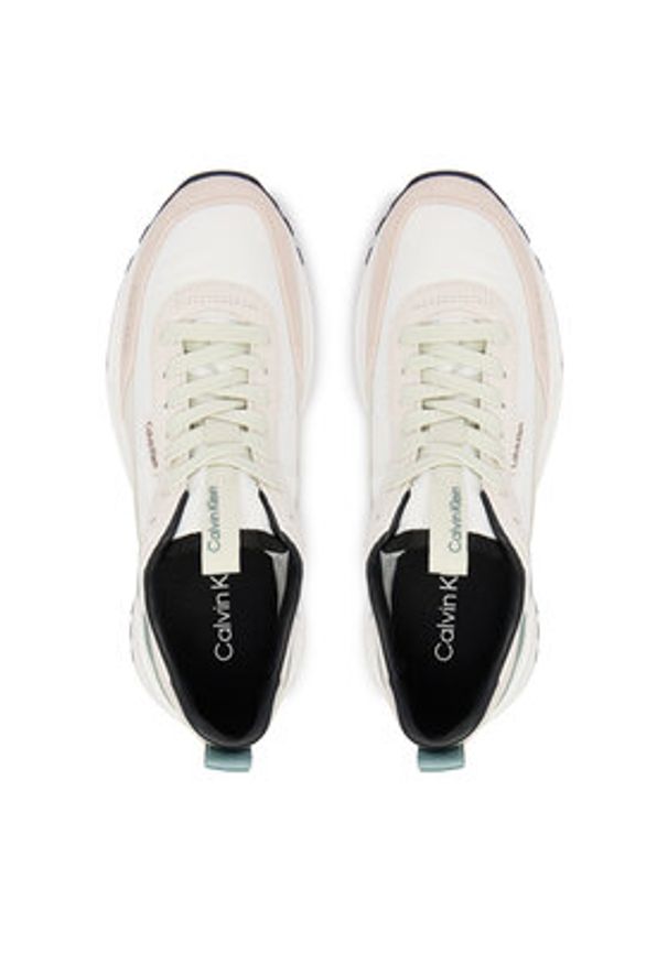 Calvin Klein Sneakersy Hike Runner Nylon Mix HW0HW03279 Biały. Kolor: biały. Materiał: zamsz, skóra