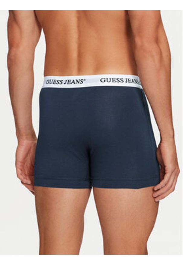 Guess Jeans Komplet 3 par bokserek M4BZ45 K6YW1 Granatowy. Kolor: niebieski. Materiał: bawełna