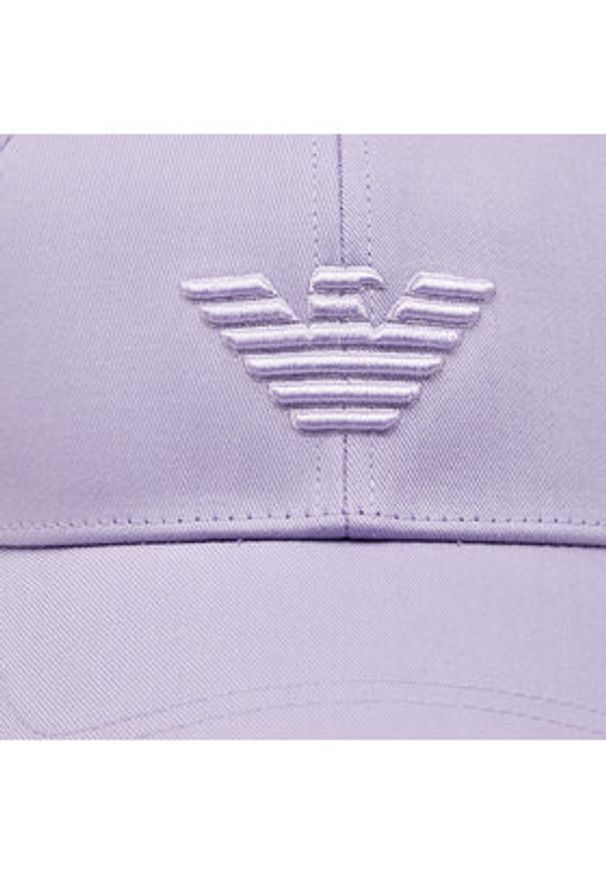 Emporio Armani Czapka z daszkiem 230102 4R500 00097 Fioletowy. Kolor: fioletowy. Materiał: materiał