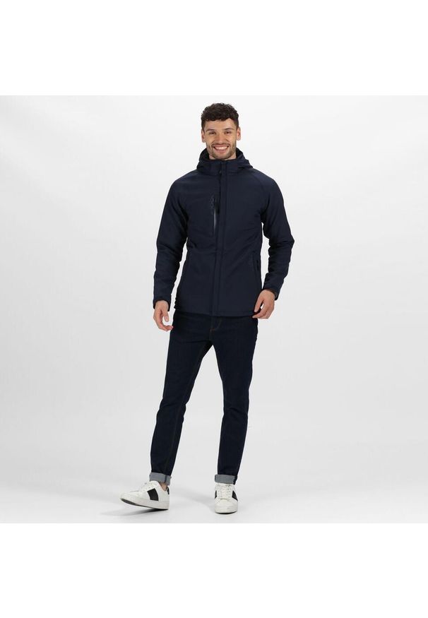 Regatta - Męski Softshell Repeller Professional. Kolor: niebieski. Materiał: softshell. Sport: turystyka piesza
