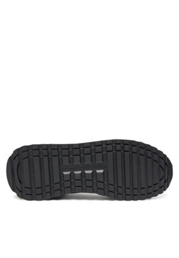 TOMMY HILFIGER - Tommy Hilfiger Sneakersy New Runner Eva Corpo Knit FM0FM05648 Czarny. Kolor: czarny. Materiał: materiał