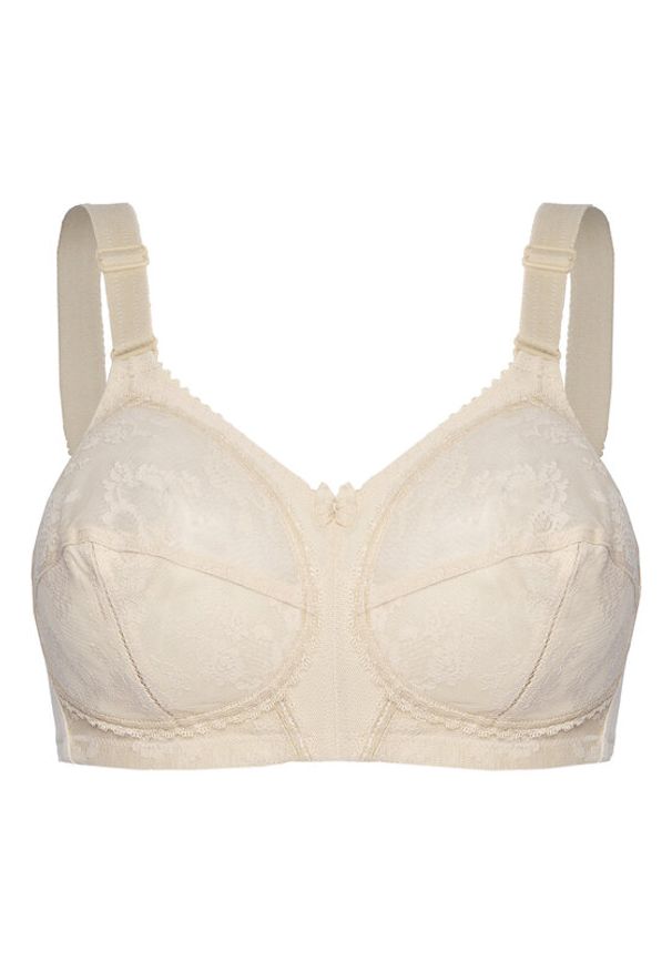 Triumph Biustonosz bezfiszbinowy Doreen 10166213 Beżowy. Kolor: beżowy. Materiał: syntetyk