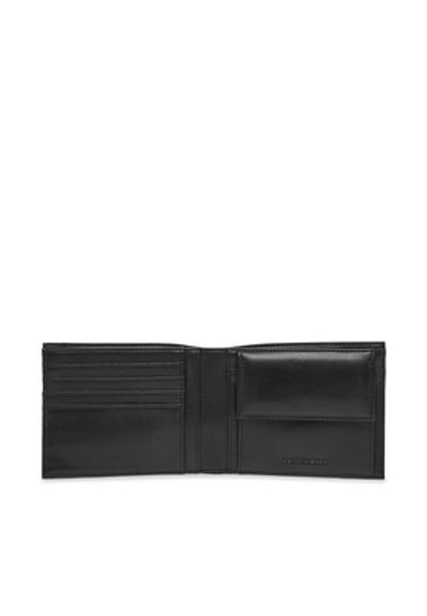 Emporio Armani Portfel męski EM003601 AF19365 UC001 Czarny. Kolor: czarny. Materiał: skóra