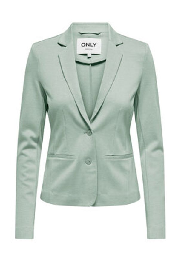 only - ONLY Marynarka Poptrash 15153144 Zielony Regular Fit. Kolor: zielony. Materiał: wiskoza, syntetyk