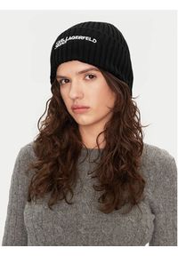 Karl Lagerfeld Jeans Czapka A1W33004 Czarny. Kolor: czarny. Materiał: poliester #5