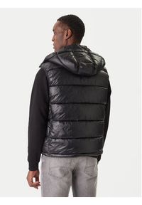 Karl Lagerfeld - KARL LAGERFELD Kamizelka 505023 554590 Czarny Regular Fit. Typ kołnierza: dekolt w karo. Kolor: czarny. Materiał: syntetyk #3