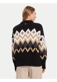 Barbour Sweter Cecelia LKN1676MI11 Czarny Relaxed Fit. Kolor: czarny. Materiał: bawełna #4