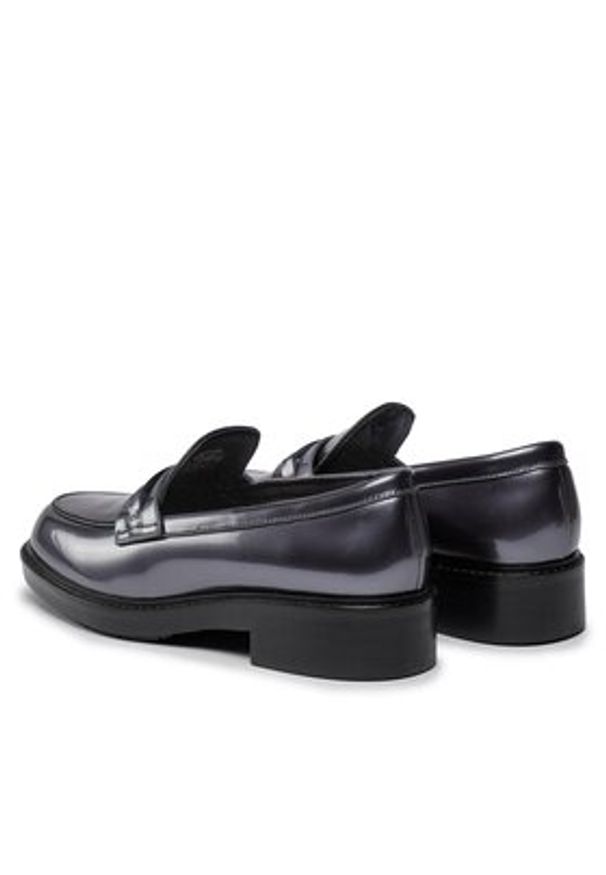 Calvin Klein Loafersy Rubber Sole Loafer W/Hw - Pearl HW0HW02002 Czarny. Kolor: czarny. Materiał: skóra